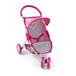 Detský golfový kočík pre bábiky Milly Mally Susie Prestige Pink ružová #2