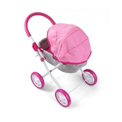 Detský kočík pre bábiky Milly Mally Dori Prestige Pink ružová #1