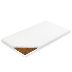Detský matrac do kolísky New Baby STANDARD 90x40x7 cm kokos-molitan biela