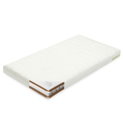 Detský matrac New Baby CLASSY 120x60x12 cm Visco-molitan-kokos Aloe Vera biela