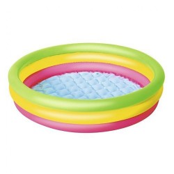 Detský nafukovací bazén Bestway 102x25 cm 3 farebný multicolor
