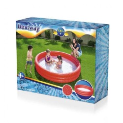 Detský nafukovací bazén Bestway 183x33 cm červený #5