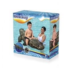 Detský nafukovací krokodíl do vody Bestway 193x94 cm zelená #7