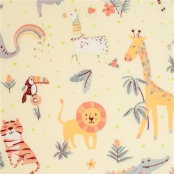 Detský penový matrac New Baby BASIC 120x60x5 cm ZOO Žltá #1