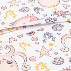 Detský podsedák na stoličku New Baby BASIC Chobotnice pink multicolor #1