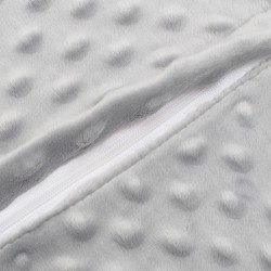Detský podsedák na stoličku New Baby STANDARD Minky grey sivá #1