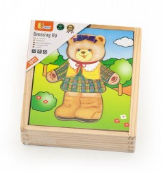 Detský puzzle obliekanie Viga Medvedík multicolor #3