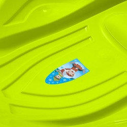 Detský sánkovací klzák Mušľa Baby Mix PREMIUM KOMFORT 80 cm zelený #1