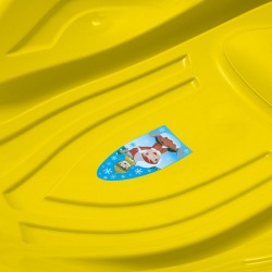 Detský sánkovací klzák Mušľa Baby Mix PREMIUM KOMFORT 80 cm žltý #1