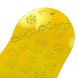 Detský snežný klzák Baby Mix SNOWBOARD 72 cm žltý #1