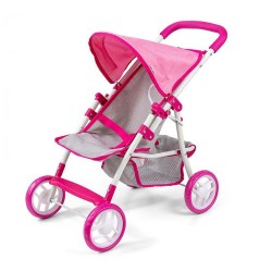 Detský športový kočík pre bábiky Milly Mally Natalie Prestige Pink ružová