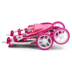 Detský športový kočík pre bábiky Milly Mally Natalie Prestige Pink ružová #3