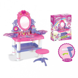 Detský toaletný stolík so stoličkou a príslušenstvom Baby Mix multicolor
