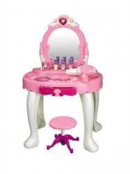 Detský toaletný stolík so stoličkou Baby Mix ružová