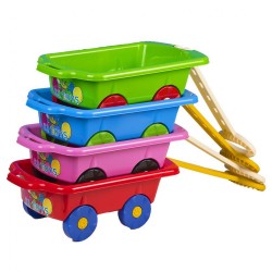 Detský vozík Vlečka BAYO 45 cm červený #2