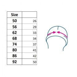 Dievčenská čiapočka turban New Baby For Girls stripes ružová #1