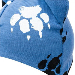 Dojčenská bavlnená čiapka s uškami New Baby Paw modrá #1
