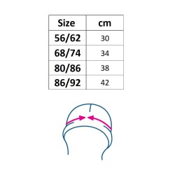 Dojčenská bavlnená čiapočka New Baby Luxury clothing ružová #1