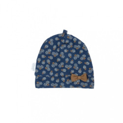 Dojčenská bavlnená čiapočka Nicol Sonia modrá