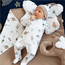 Dojčenská bavlnená čiapočka Nicol Star podľa obrázku #1