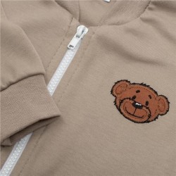 Dojčenská bavlnená mikina New Baby BrumBrum latte podľa obrázku #1