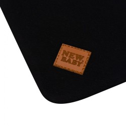 Dojčenská bavlnená šatka na krk New Baby Favorite čierna M #1