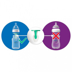 Dojčenská fľaša Avent Anti-Colic s ventilom Airfree 125 ml 2 ks transparentná #5