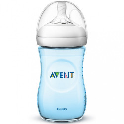 Dojčenská fľaša Avent Natural 260 ml modrá