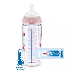 Dojčenská fľaša na učenie NUK Disney Mickey s kontrolou teploty 300 ml sivá #2