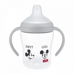Dojčenská fľaša na učenie NUK Perfect Match DISNEY Minnie grey 150 ml sivá