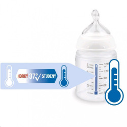 Dojčenská fľaša NUK First Choice Temperature Control 150 ml blue modrá #5