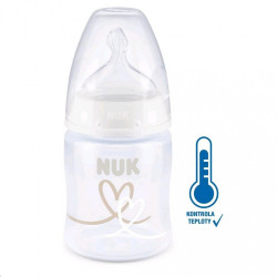 Dojčenská fľaša NUK First Choice Temperature Control 150 ml white biela