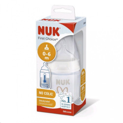 Dojčenská fľaša NUK First Choice Temperature Control 150 ml white biela #1