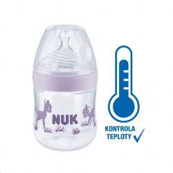 Dojčenská fľaša NUK Nature Sense s kontrolou teploty 150 ml fialová #1