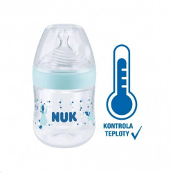 Dojčenská fľaša NUK Nature Sense s kontrolou teploty 150 ml modrá #1