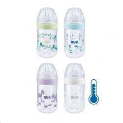 Dojčenská fľaša NUK Nature Sense s kontrolou teploty 260 ml fialová #1