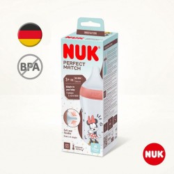 Dojčenská fľaša NUK Perfect Match MICKEY Temperature Control 260 ml red Červená #6