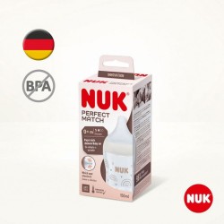 Dojčenská fľaša NUK Perfect Match Temperature Control 150 ml biela #7