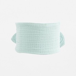 Dojčenská mušelínová čelenka New Baby Feeling šalviová zelená #1
