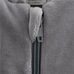 Dojčenská semišková mikina New Baby Suede clothes sivo modrá #1