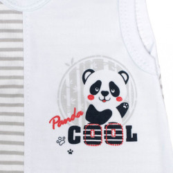 Dojčenská súprava New Baby Panda sivá #3