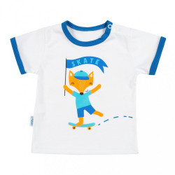 Dojčenská súprava tričko a kraťasky New Baby Líška modrá #1