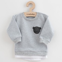 Dojčenská súprava tričko a tepláčky New Baby Brave Bear ABS sivá #1