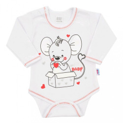 Dojčenská súpravička New Baby Mouse biela #1