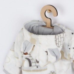 Dojčenská Wellsoft mikinka s kapucňou New Baby Eskimo biela #2