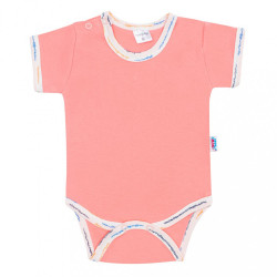 Dojčenské bavlnené body s krátkym rukávom New Baby Summertime dievča podľa obrázku