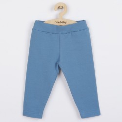 Dojčenské bavlnené legíny New Baby Leggings modré