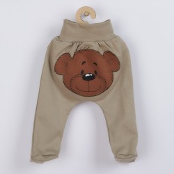 Dojčenské bavlnené polodupačky New Baby BrumBrum latte podľa obrázku #1
