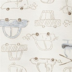 Dojčenské bavlnené polodupačky New Baby My Cars modrá #1