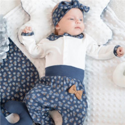 Dojčenské bavlnené polodupačky Nicol Sonia modrá #1
